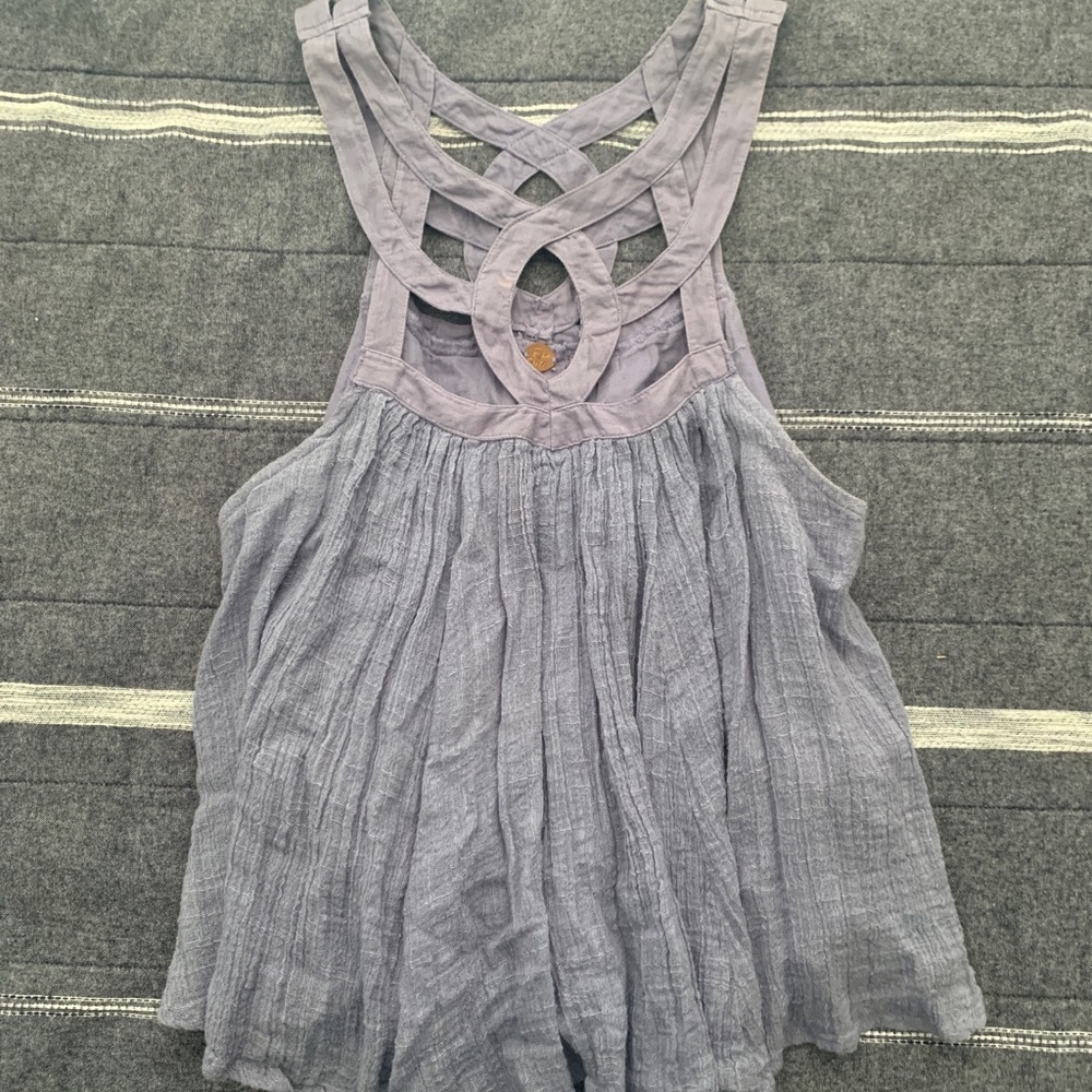 Flowy purple tank top